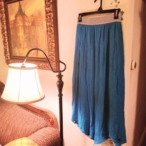 🎄4 for $20! ALYX | Blue Sharkbite Maxi skirt